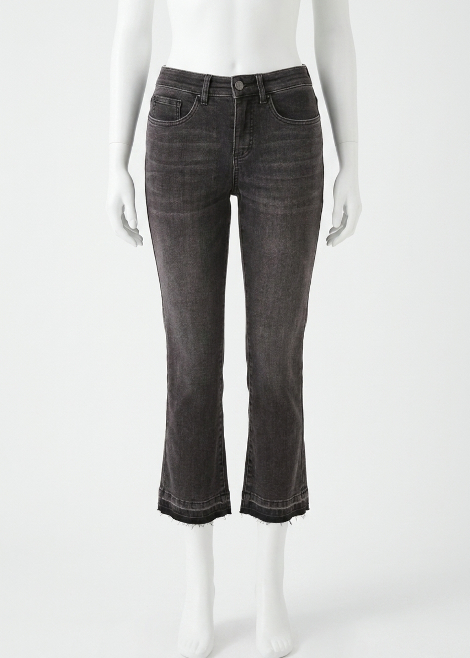 NEW FDJ olivia boot ankle jeans in grey